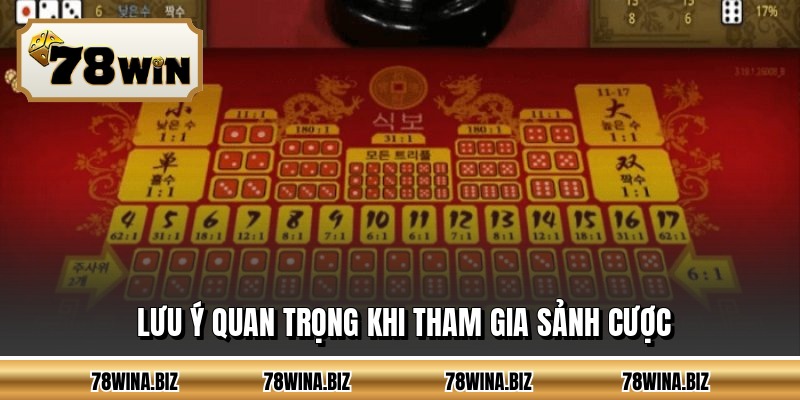 Lưu ý quan trọng khi tham gia sảnh cược