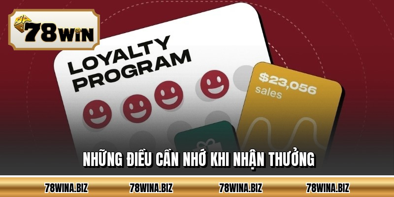 Những điều cần nhớ khi nhận thưởng