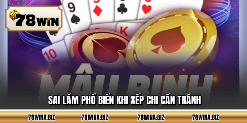 Sai lầm phổ biến khi xếp chi cần tránh