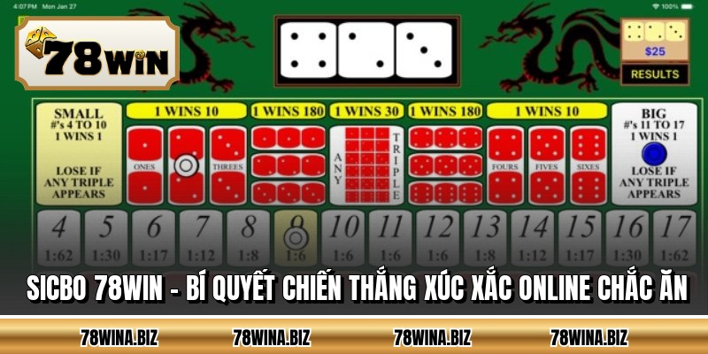 Sicbo 78WIN - Bí Quyết Chiến Thắng Xúc Xắc Online Chắc Ăn